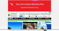 Desktop Screenshot of globalclimatefinance.org